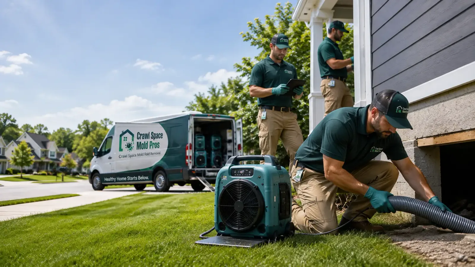Crawl Space Mold Removal in Olivia, MN